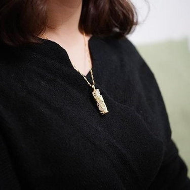 THAI SILVER Yin & Yang Dragon/ Phoenix Dynamic Necklace